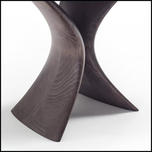 Tabouret en frêne finition café 163-Aman Cafe