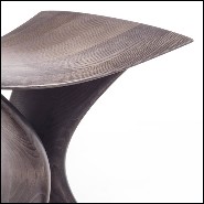 Tabouret en frêne finition café 163-Aman Cafe