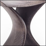 Tabouret en frêne finition café 163-Aman Cafe