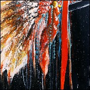 Coiffe, peinture acrylique par Olivia Fournier PC-Coiffe