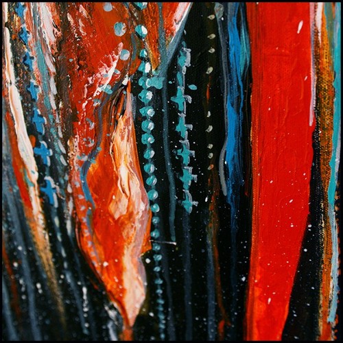 Coiffe, peinture acrylique par Olivia Fournier PC-Coiffe