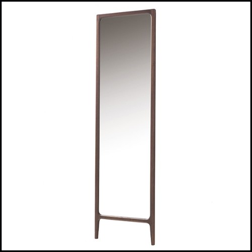 Mirror with frame in ash wood natural finish 163-Panelash Floor