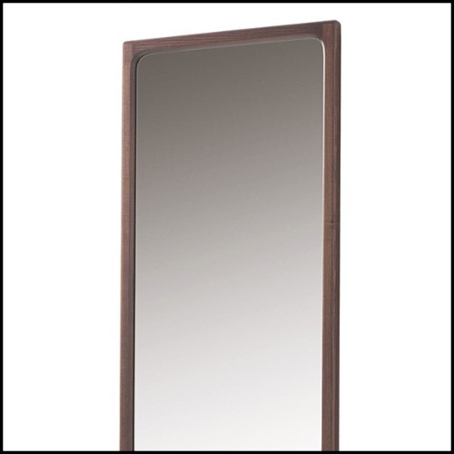 Miroir avec cadre en frêne finition naturelle 163-Panelash Floor