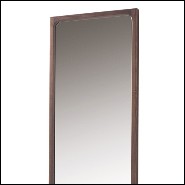 Mirror with frame in ash wood natural finish 163-Panelash Floor
