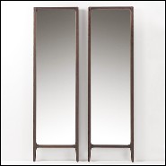 Mirror with frame in ash wood natural finish 163-Panelash Floor