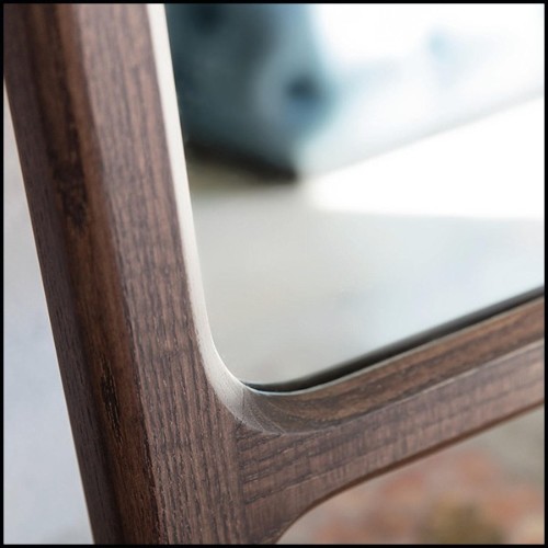 Miroir avec cadre en frêne finition naturelle 163-Panelash Floor