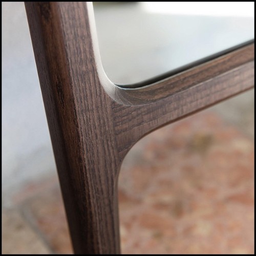 Mirror with frame in ash wood natural finish 163-Panelash Floor