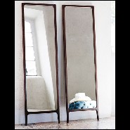 Mirror with frame in ash wood natural finish 163-Panelash Floor