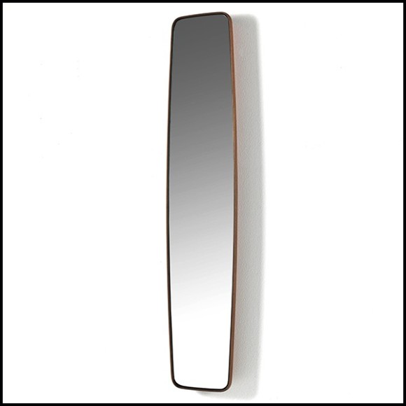 Miroir avec cadre en noyer massif 163-Sticky Walnut