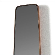 Mirror with solid walnut frame 163-Sticky Walnut
