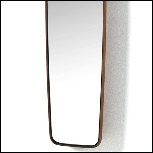 Miroir avec cadre en noyer massif 163-Sticky Walnut