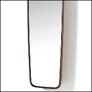 Miroir avec cadre en noyer massif 163-Sticky Walnut