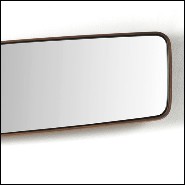 Miroir avec cadre en noyer massif 163-Sticky Walnut