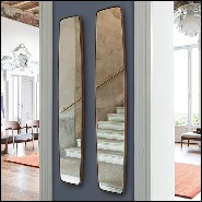 Miroir avec cadre en noyer massif 163-Sticky Walnut