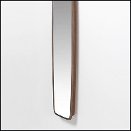 Mirror with solid walnut frame 163-Sticky Walnut