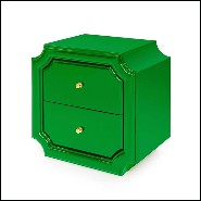 Side Table in green lacquered finish 162-Timeo Green