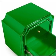 Table d'appoint en laqué vert 162-Timeo Green