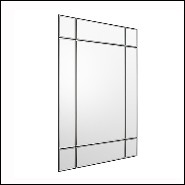 Miroir style fenêtre finition bronze -24 Beaumont XL Bronze