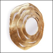 Miroir 119-Round Gold Ribbon