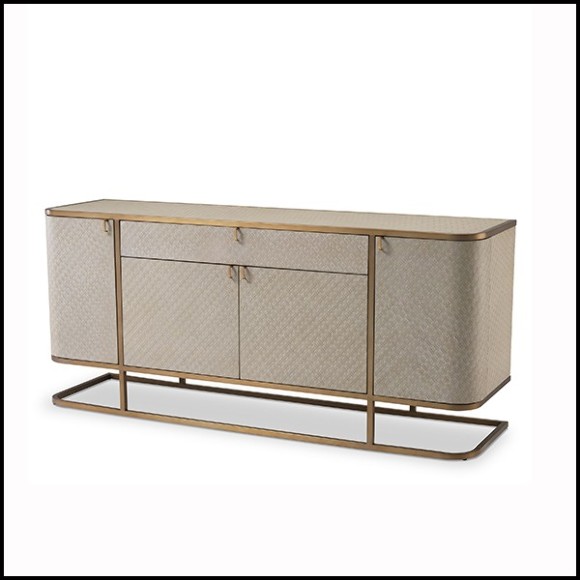 Dresser in woven oak veneer 24-Napa Valley