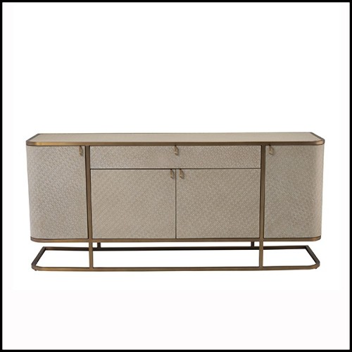 Dresser in woven oak veneer 24-Napa Valley