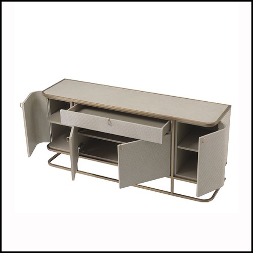 Dresser in woven oak veneer 24-Napa Valley