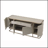 Dresser in woven oak veneer 24-Napa Valley