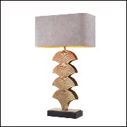 Table Lamp vintage brass finish 24-Iris