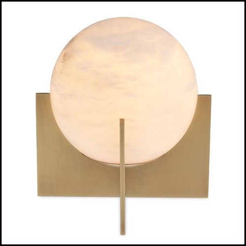 Table Lamp alabaster sphere 24-Scorpios S