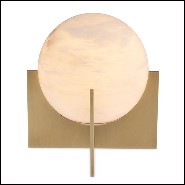 Table Lamp alabaster sphere 24-Scorpios S