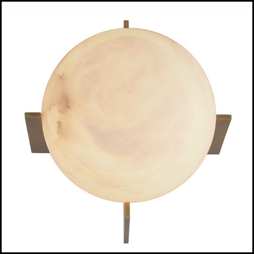 Table Lamp alabaster sphere 24-Scorpios S