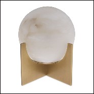 Table Lamp alabaster sphere 24-Scorpios S