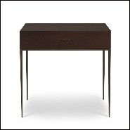 Side table forged metal and slimline legs 119-Vallet