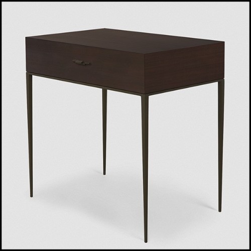 Side table forged metal and slimline legs 119-Vallet
