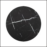 Side Table pyramidal base with marble 119-Gibson