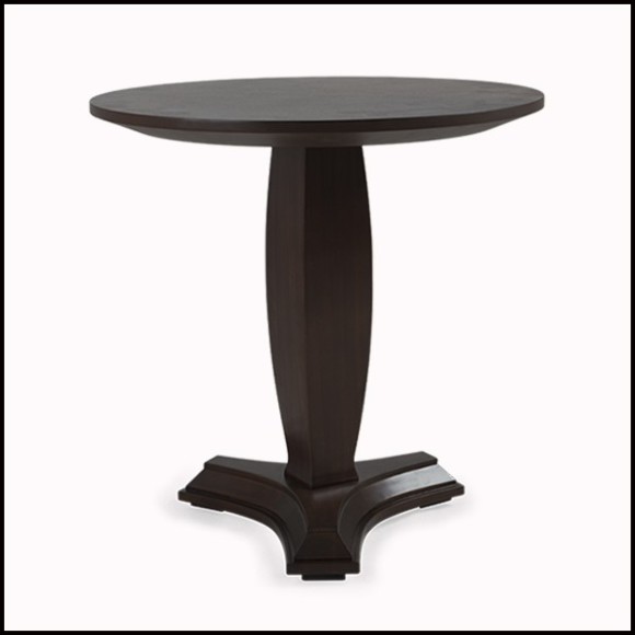 Table d'appoint en acajou plateau vernis 119-Juniper