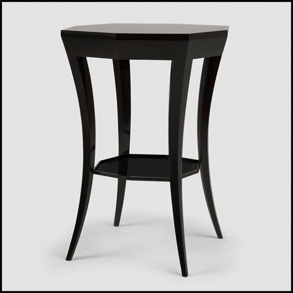 Side Table in mahogany veneered top 119-Azure