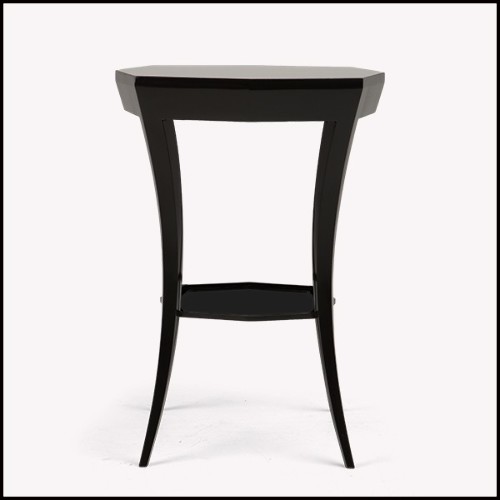 Side Table in mahogany veneered top 119-Azure