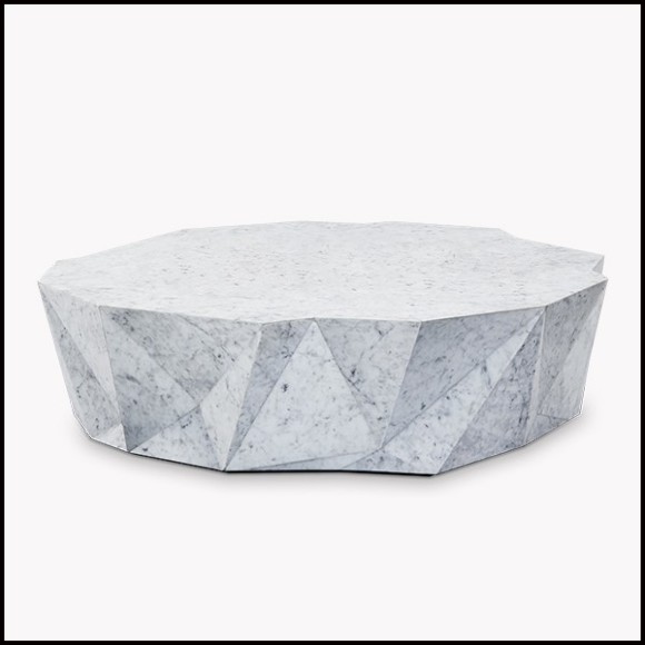 Coffee Table irregular faceted marble 119-Marmo