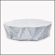Coffee Table irregular faceted marble 119-Marmo