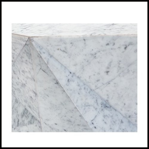 Coffee Table irregular faceted marble 119-Marmo