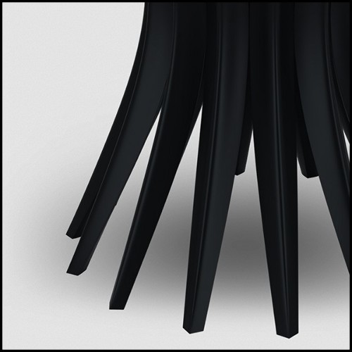 Dining Table mahogany and clean tempered glass 119-Niemeyer l