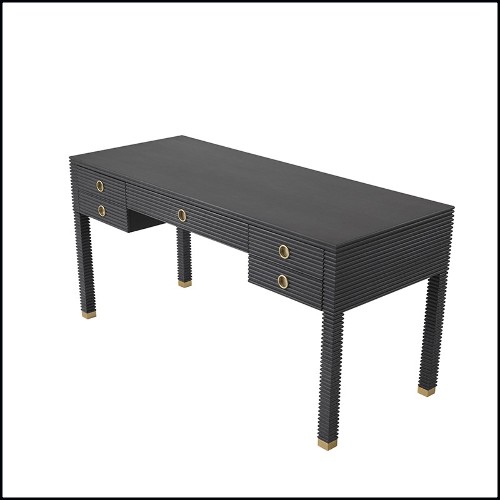 Bureau en chêne à motif nervuré 24-Dimitrios