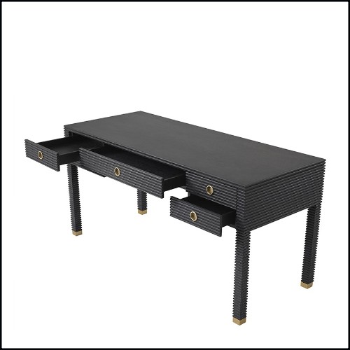 Bureau en chêne à motif nervuré 24-Dimitrios