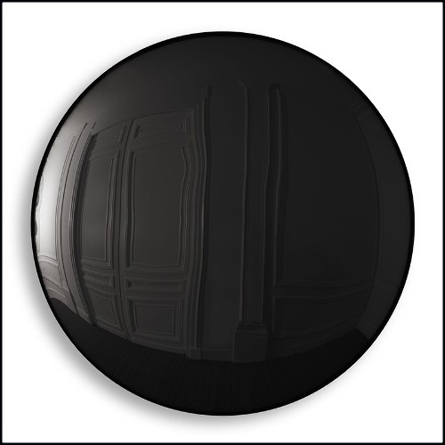 Mirror convex black glass 24- Pacifica Black