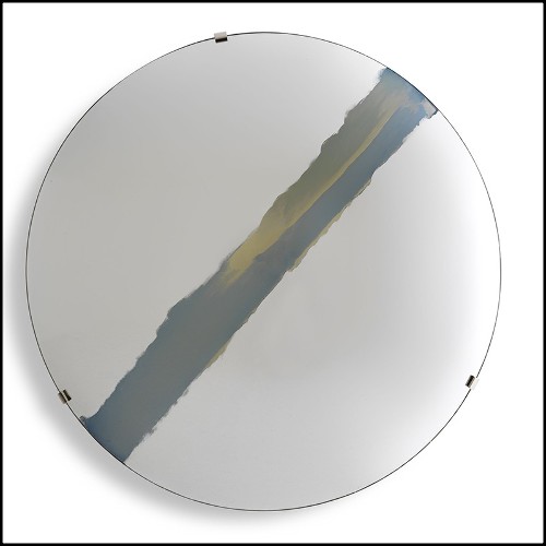 Wall object round convex stripes 24-Cleveland