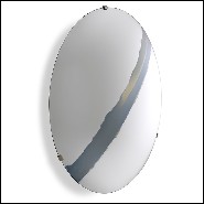 Wall object round convex stripes 24-Cleveland