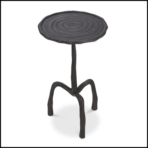 Side Table tripod bronze finish 24-Kubu S