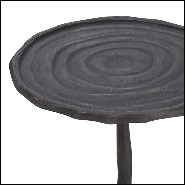 Table d'appoint trépied et finition bronze 24-Kubu S