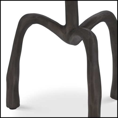 Side Table tripod bronze finish 24-Kubu S